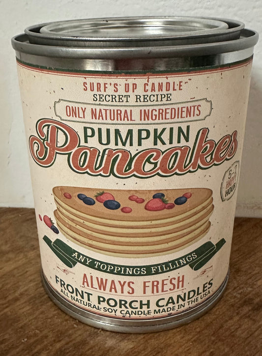 Vintage Surf Collection Pint Can Soy Candle - Pumpkin Pancakes